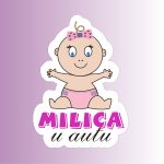 Nalepnica Milica u autu
