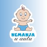 Nalepnica Nemanja u autu