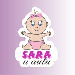 Nalepnica Sara u autu