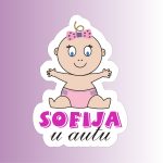 Nalepnica Sofija u autu