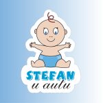 Nalepnica Stefan u autu