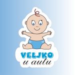 Nalepnica Veljko u autu
