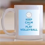 Šolja Keep calm and play volleyball
