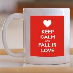 Šolja Keep calm and fall in love
