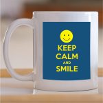 Šolja Keep calm and smile