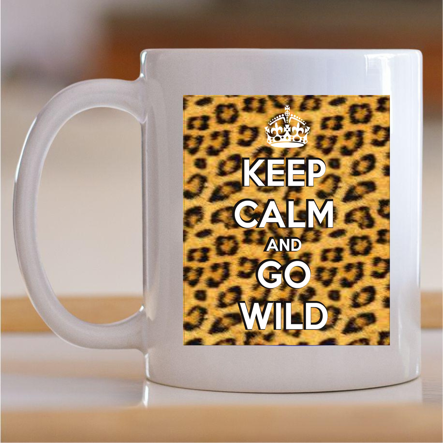 55.536-Keep-calm-and-go-wild Šolja Keep calm and go wild - Slika 1