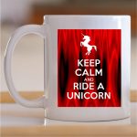 Šolja Drink now and ride a unicorn