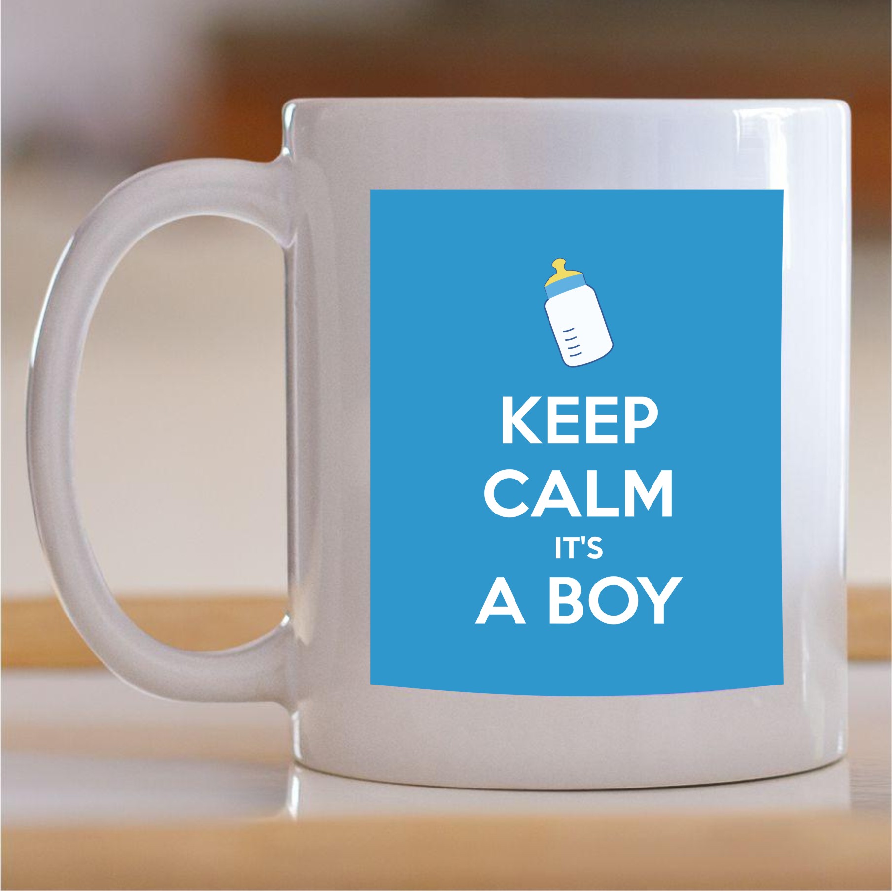 55.545-Keep-calm-it-is-a-boy Šolja Keep calm It is a boy - Slika 1