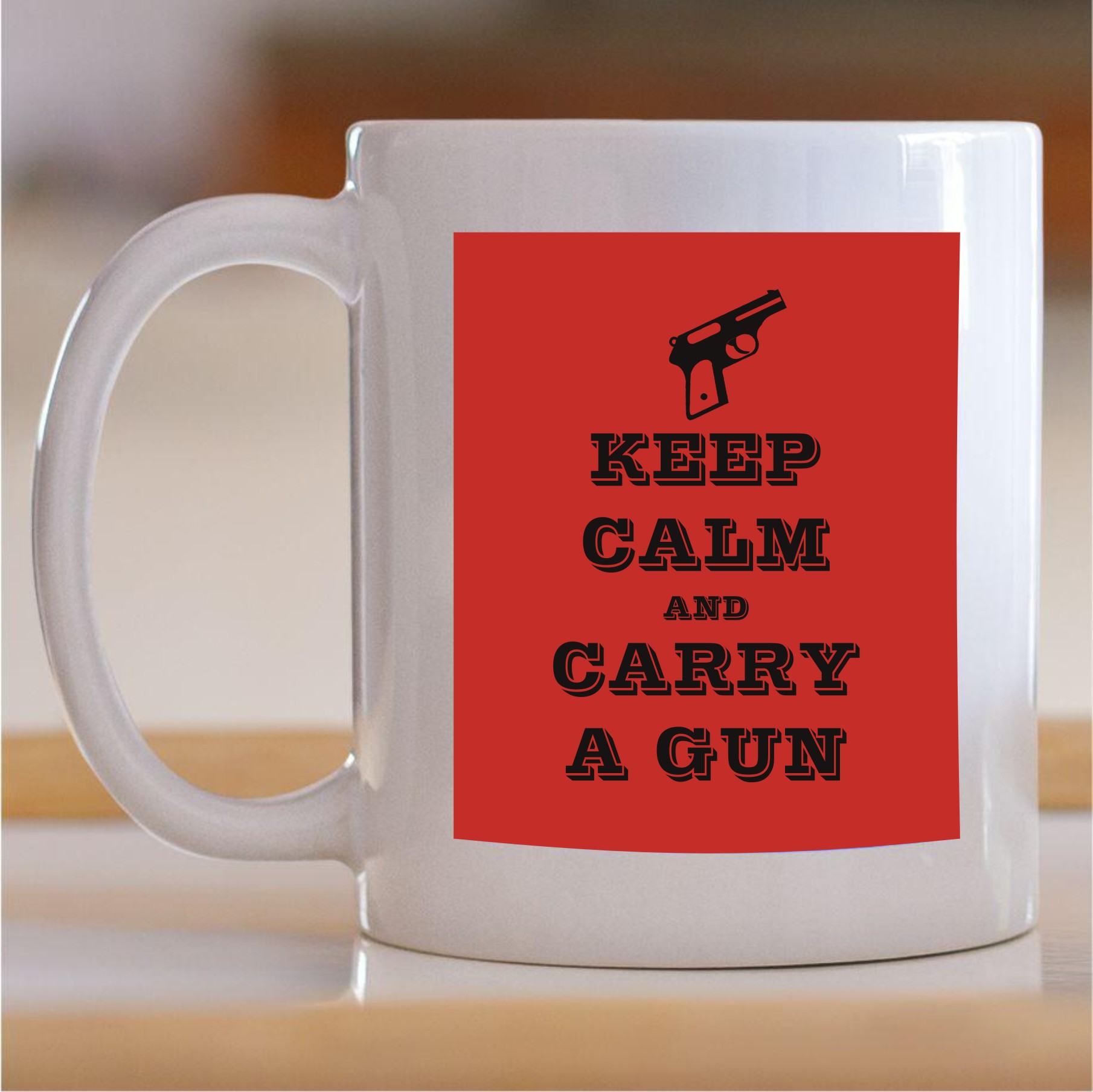 55.559-Keep-calm-and-carry-a-gun Šolja Keep calm and carry a gun - Slika 1