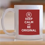Šolja Keep calm and be original