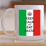 Šolja Keep calm and eat pasta