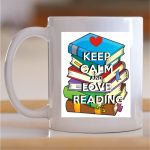 Šolja Keep calm and love reading