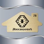 Pločica za vrata Bombe