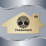 Pločica za vrata Drvo života