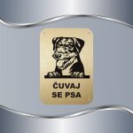 Tabla Čuvaj se psa - Nemački lovni terijer 2 - Slika 2