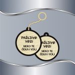 Dvostrani premium privezak Neko te čeka - Slika 2