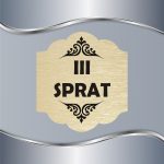 Tabla Spratna oznaka Vintage A - Slika 2