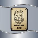 Tabla Čuvaj se psa - Staford 3 - Slika 2