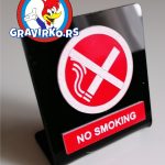 Oznaka za stolove Zabranjeno pušenje