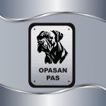 Tabla Čuvaj se psa - Cane corso - Slika 2