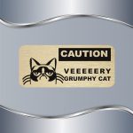 Tablica Very Grumphy Cat