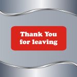 Tablica Thank you for leaving - Slika 5