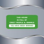 Tablica Crazy people and animals