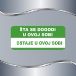 Tablica Ova soba - Slika 2