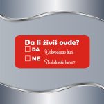 Tablica Da li živiš ovde? - Slika 5