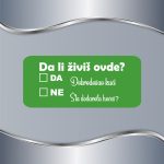 Tablica Da li živiš ovde? - Slika 2