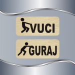 Komplet tablica Vuci-guraj 2