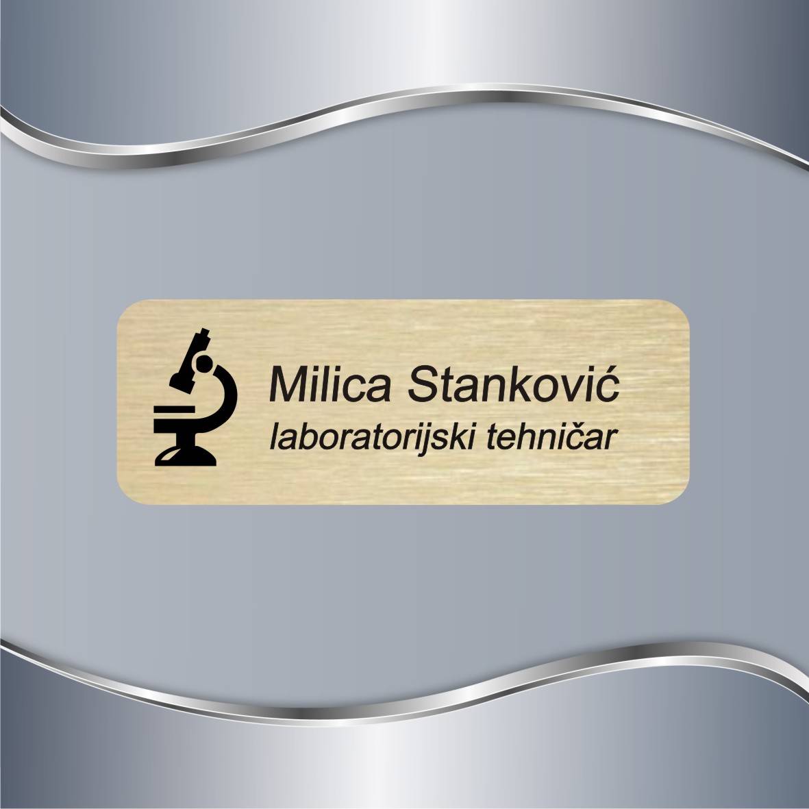 06.75.Z ID pločica Laboratorijski tehničar ID pločica Laboratorijski tehničar - Slika 1