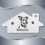 Pločica za vrata Patterdale terrier - Slika 4