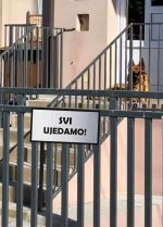 Tabla Čuvaj se psa - Svi ujedamo!