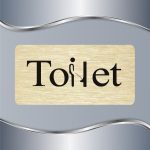 Toalet pločica Standing man