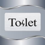 Toalet pločica Sitting man