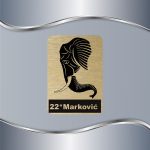 Pločica za vrata Elephant head - Slika 3
