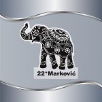 Pločica za vrata Happy elephant - Slika 3