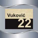 Pločica za vrata Premium L - Slika 2