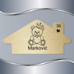 Pločica za vrata Teddy - Slika 3