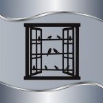 Zidna dekoracija Window