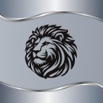 Zidna dekoracija Lion