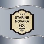 Tabla sa nazivom ulice - MODEL 6 - Slika 2