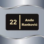 Tabla sa nazivom ulice - MODEL 8 - Slika 6