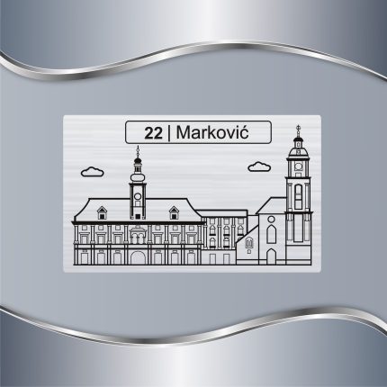 Pločica za vrata Maribor 1