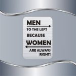 Toalet pločica Women are always right - Slika 2