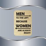 Toalet pločica Women are always right